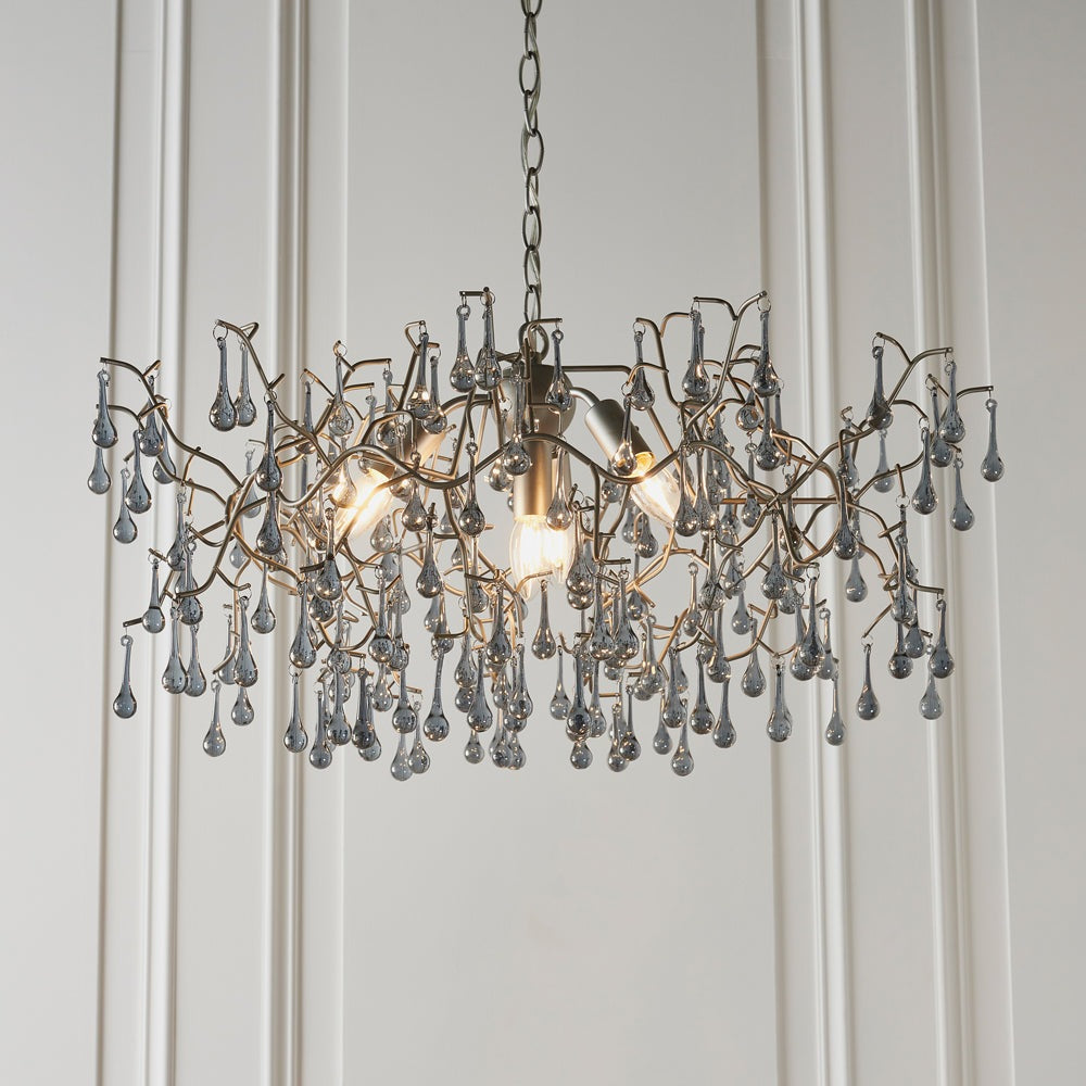 Olivias Freya Pendant Light In Silver