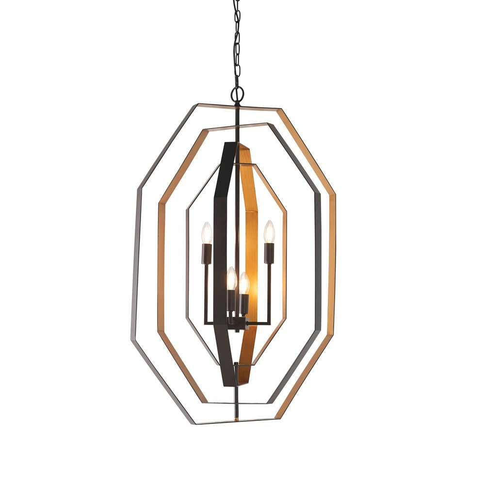 Product photograph of Olivia S Nylah Pendant Light In Gold from Olivia's.