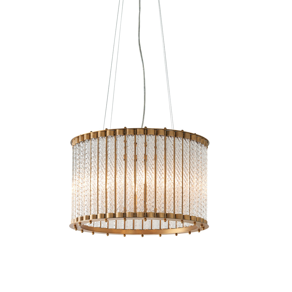 Product photograph of Olivia S Nia Pendant Light In Gold from Olivia's.