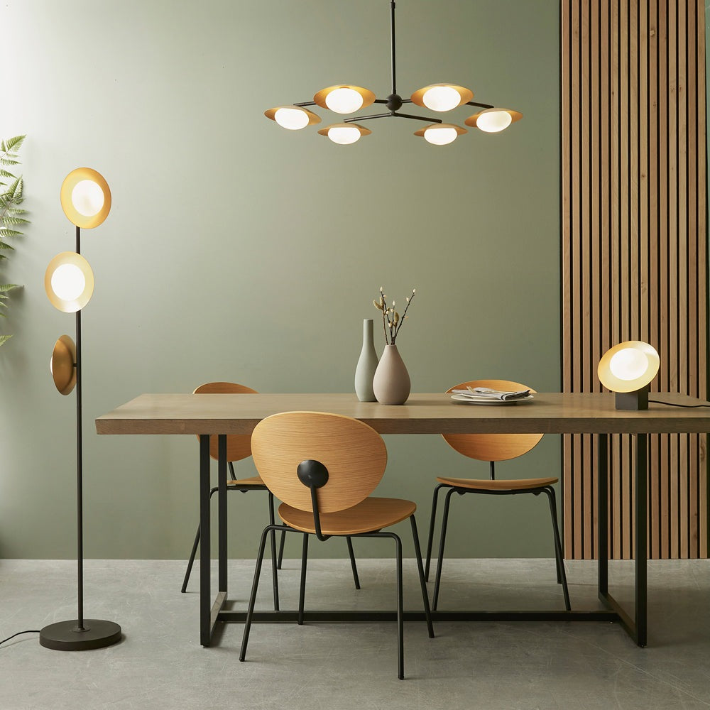 Product photograph of Olivia S Mia Floor Lamp In Bronze from Olivia's.