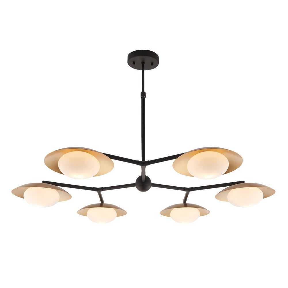 Product photograph of Olivia S Mia 6 Ceiling Light In Bronze from Olivia's