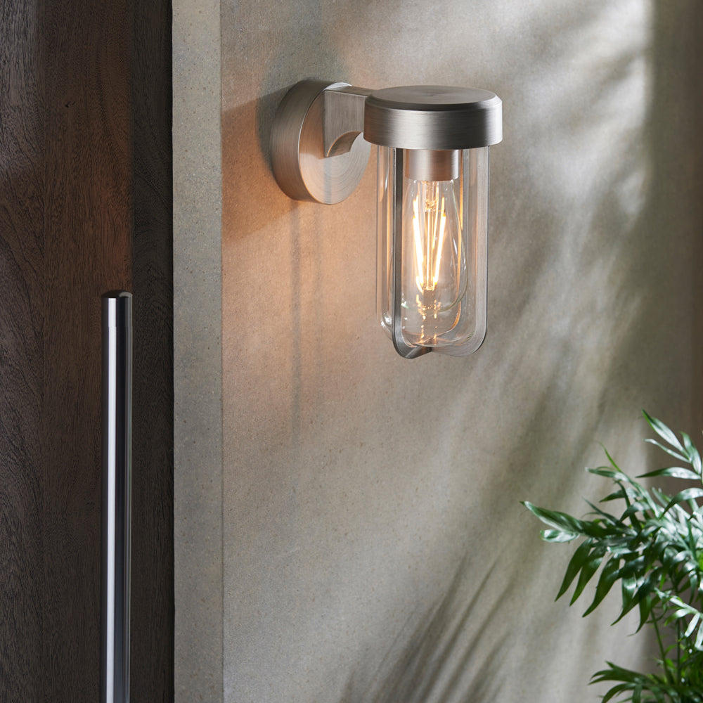 Olivias Ava Outdoor Wall Light In Pewter