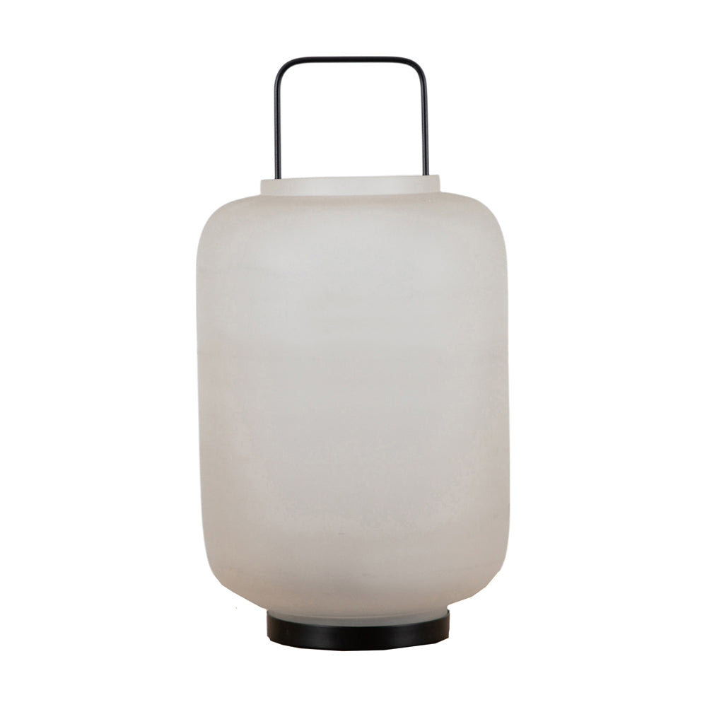 Product photograph of Gallery Interiors Zadar Frosted Glass Lantern Large from Olivia's.