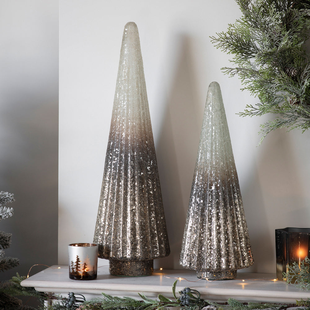 Product photograph of Gallery Interiors Vanoise Tree Silver Ombre Small from Olivia's