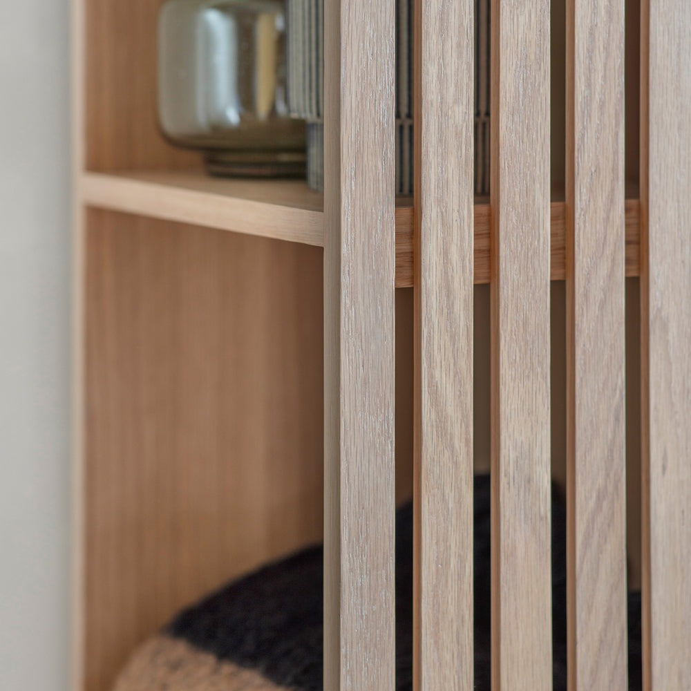 Product photograph of Gallery Interiors Okayama Open Wardrobe Natural from Olivia's.