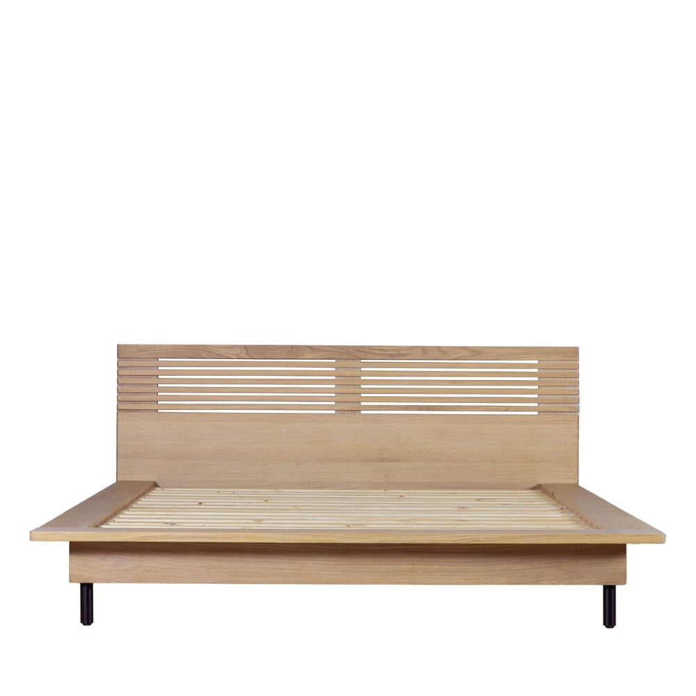 Product photograph of Gallery Interiors Okayama Bed In Natural Double from Olivia's