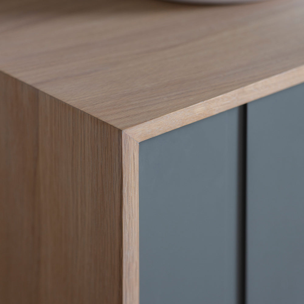 Product photograph of Gallery Interiors Fuji 3 Door Sideboard In Natural from Olivia's.