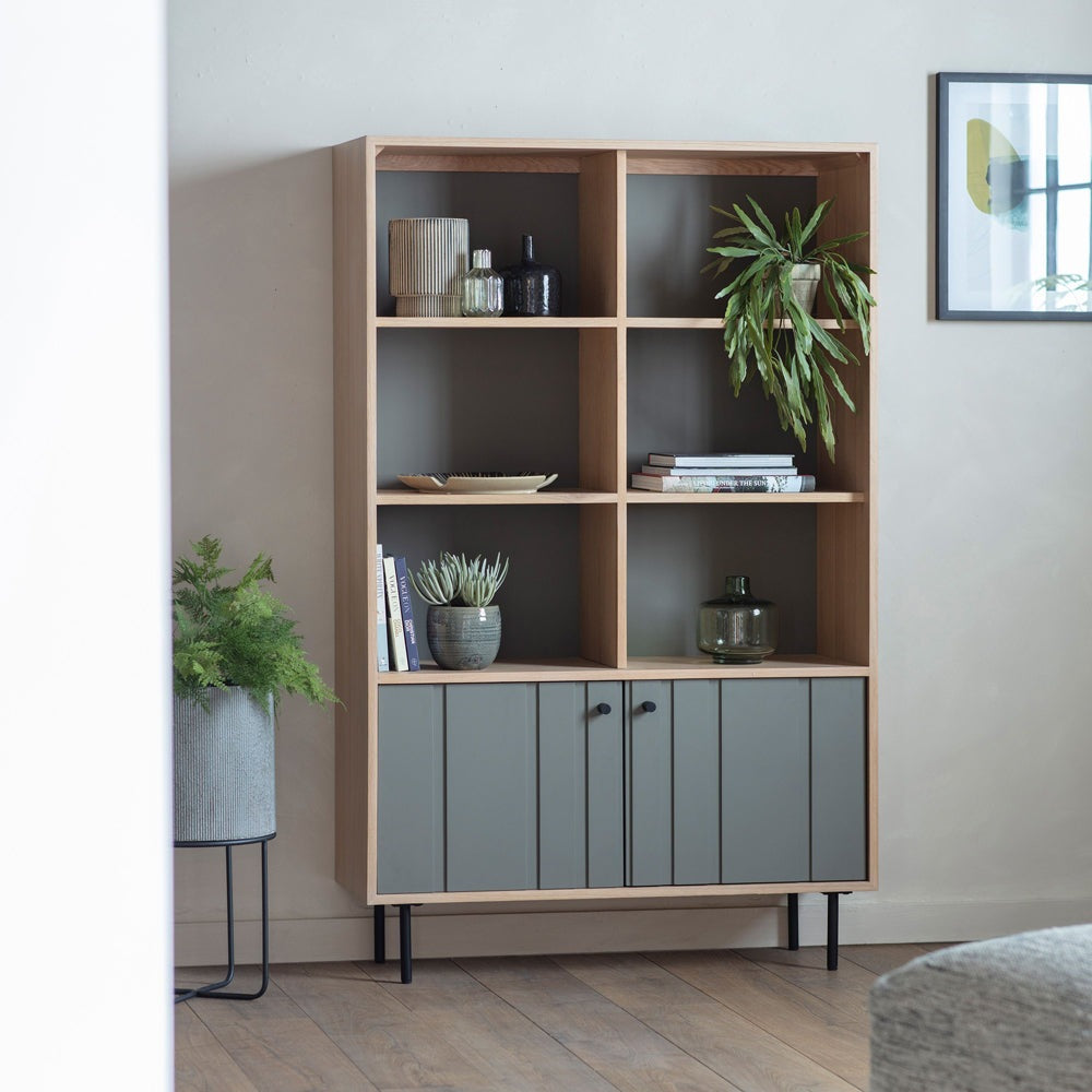 Product photograph of Gallery Interiors Fuji Open Display In Natural from Olivia's.