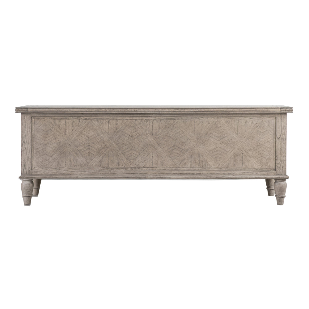 Product photograph of Gallery Interiors Mustique Hall Bench Chest In Natural from Olivia's