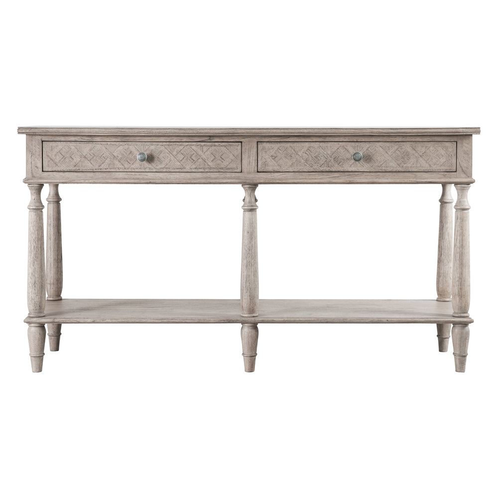 Gallery Direct Mustique 2 Drawer Console Table Natural