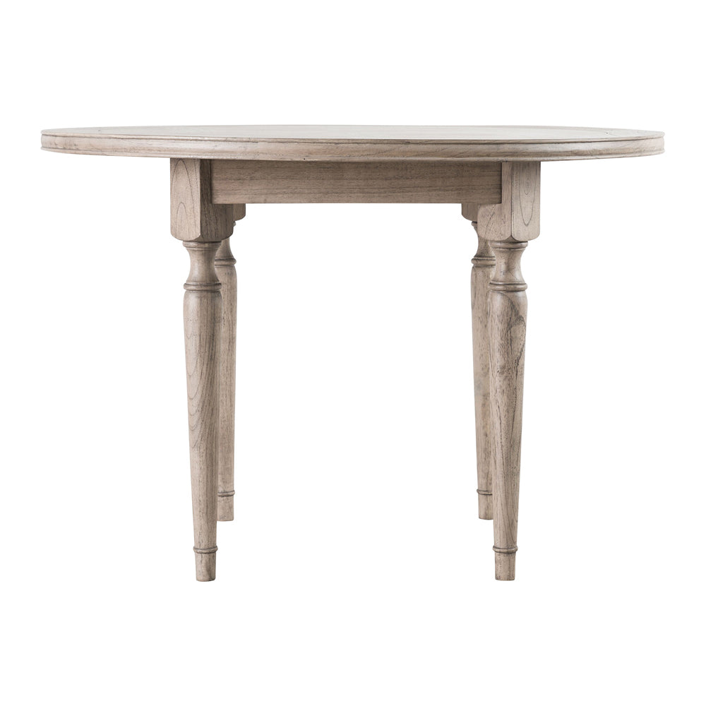 Product photograph of Gallery Interiors Mustique 4 Seater Round Dining Table In Natural from Olivia's.