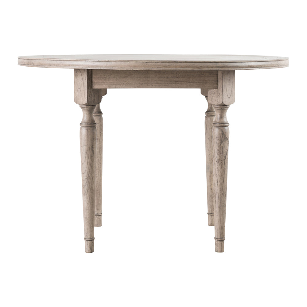 Product photograph of Gallery Interiors Mustique 4 Seater Round Dining Table In Natural from Olivia's