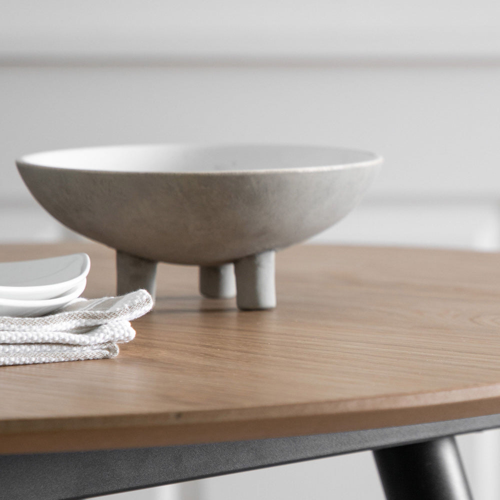 Product photograph of Gallery Interiors Taro Bowl Natural And White Large from Olivia's.