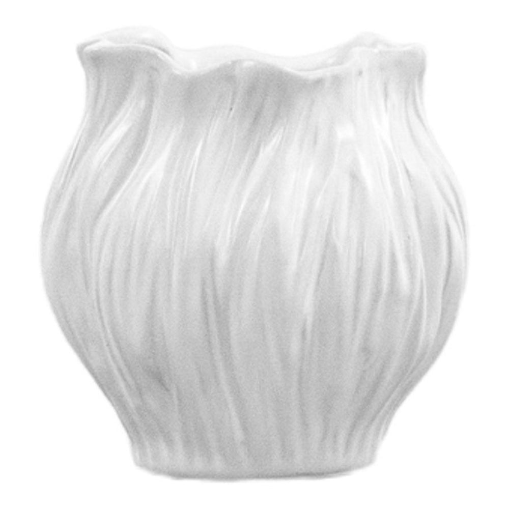 Product photograph of Gallery Interiors Florence Vase White Small from Olivia's.