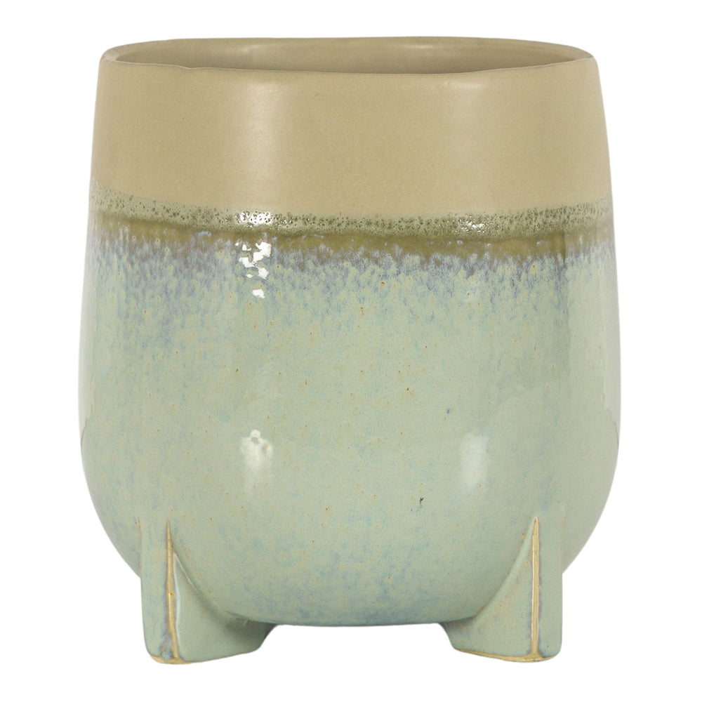 Product photograph of Gallery Interiors Asa Pot Green Small from Olivia's.