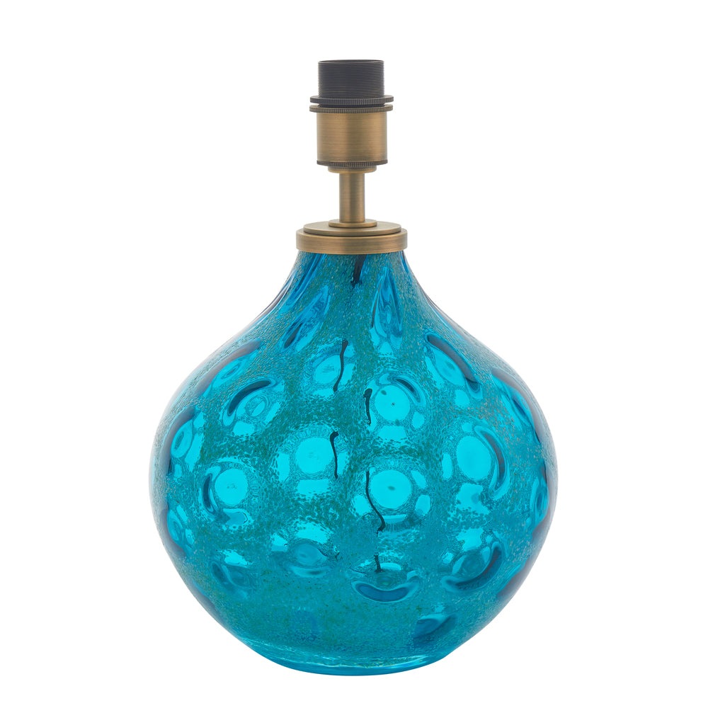 Product photograph of Olivia S Aimee Table Lamp Base In Teal from Olivia's.