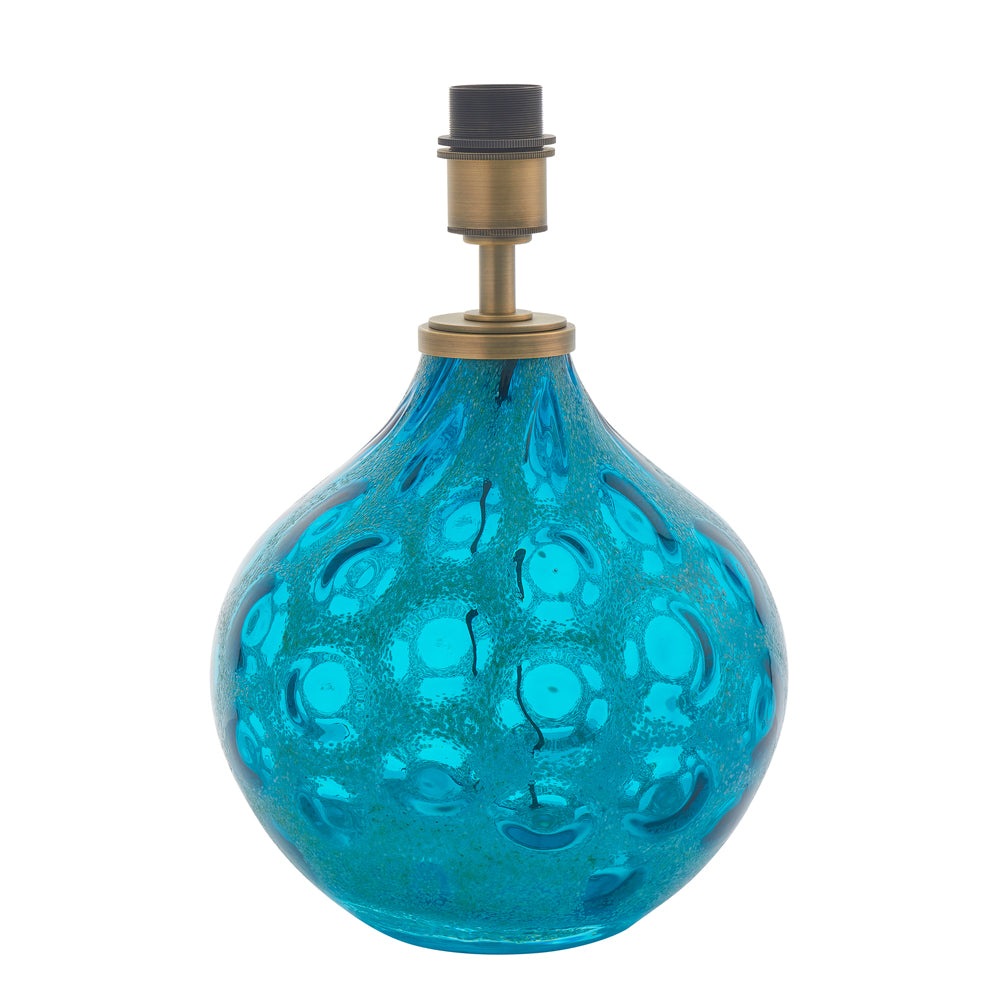 Product photograph of Olivia S Aimee Table Lamp Base In Teal from Olivia's