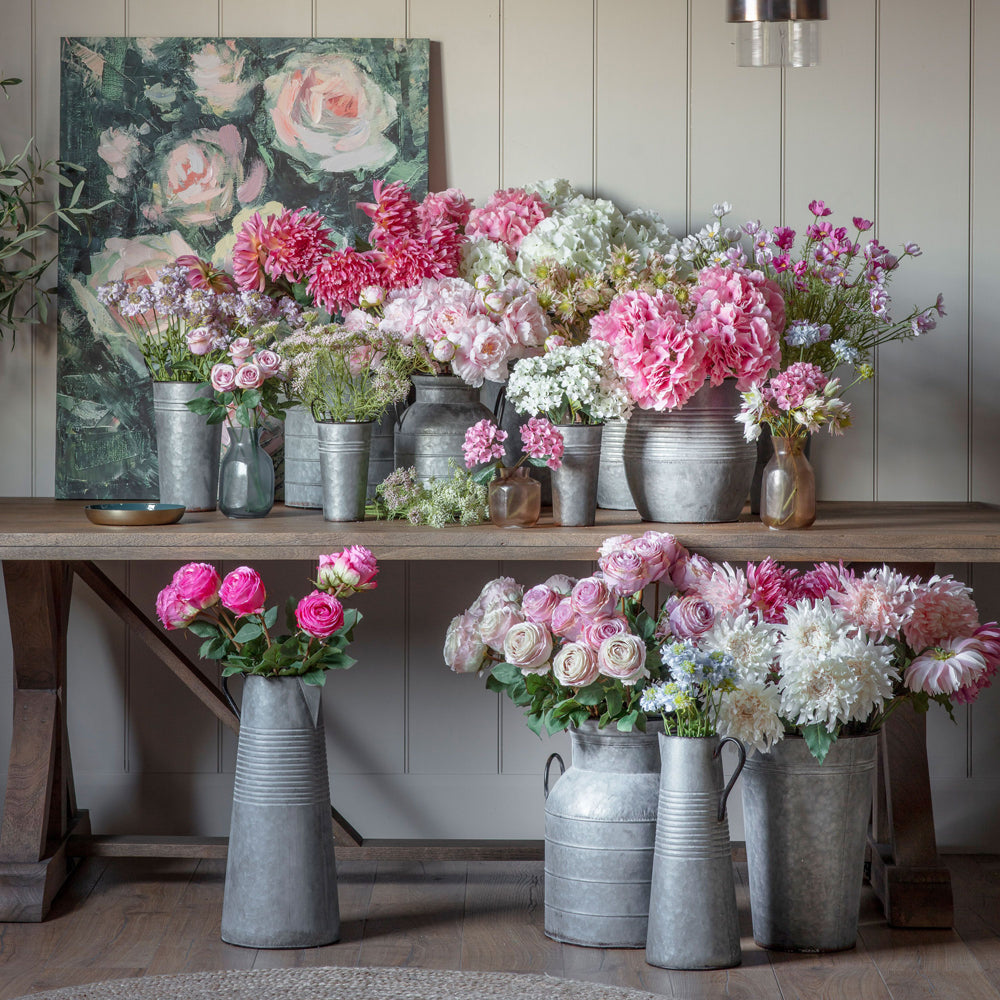 Product photograph of Gallery Interiors Aldona Rose Stem Pink Large Set Of 6 from Olivia's.