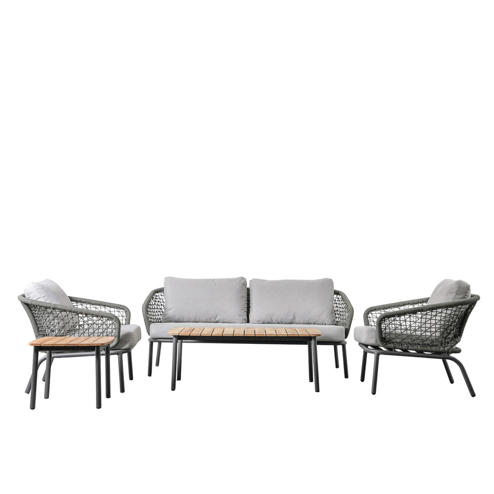 Product photograph of Gallery Outdoor Beatus Lounge Set Grey from Olivia's.
