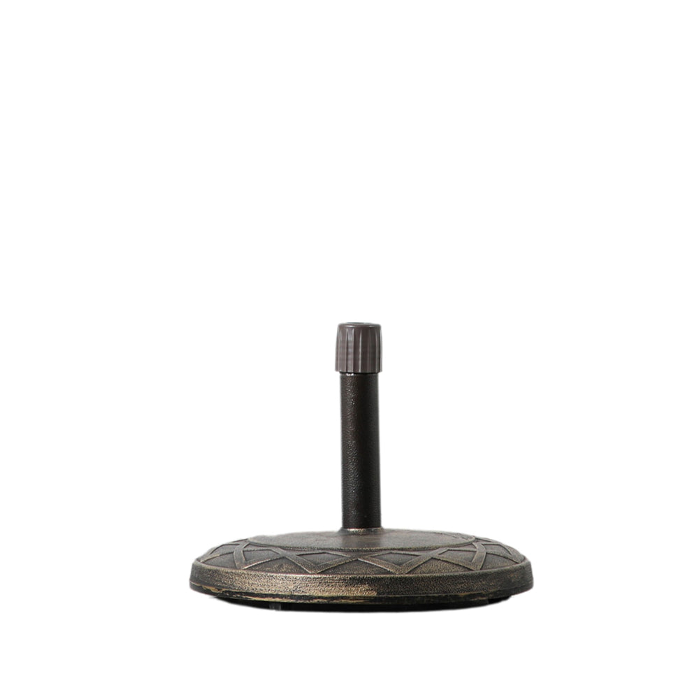 Product photograph of Gallery Outdoor Vivek Parasol Base Bronze from Olivia's