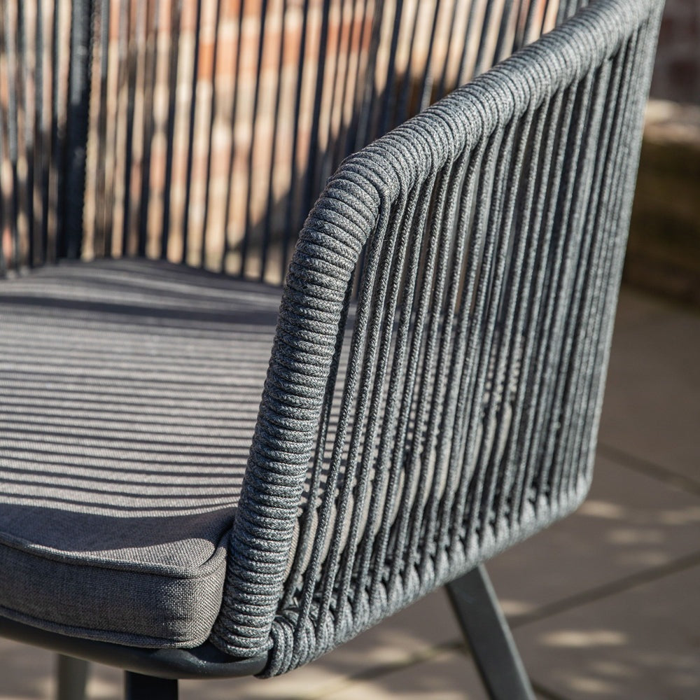 Product photograph of Gallery Outdoor Kenrick 2 Seater Bistro Tea Set Grey from Olivia's.