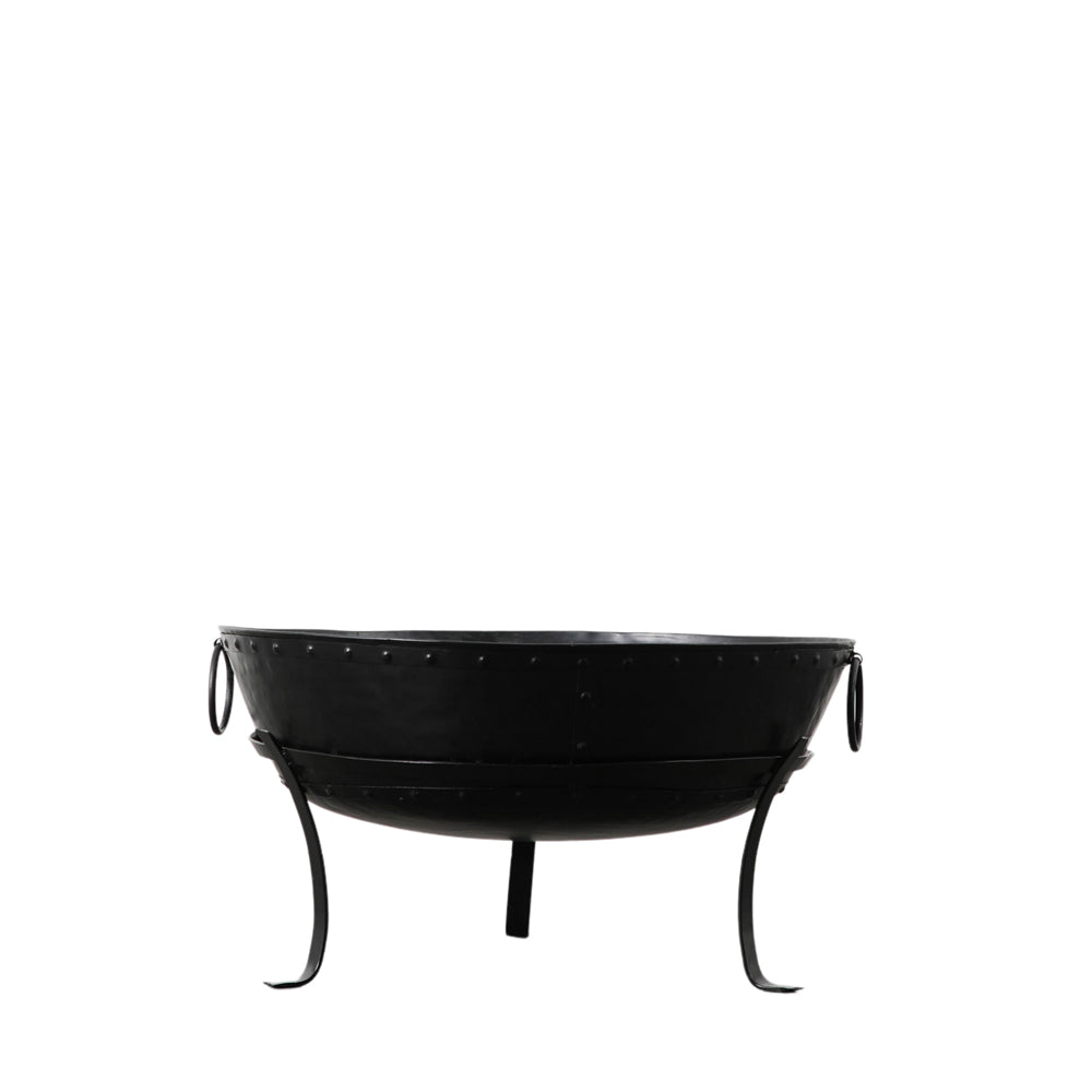 Product photograph of Gallery Outdoor Cordelia Firepit In Black from Olivia's