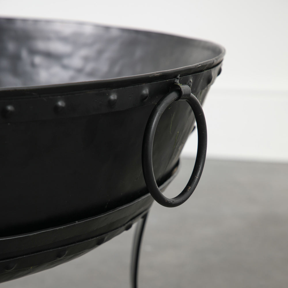 Product photograph of Gallery Outdoor Cordelia Firepit In Black from Olivia's.