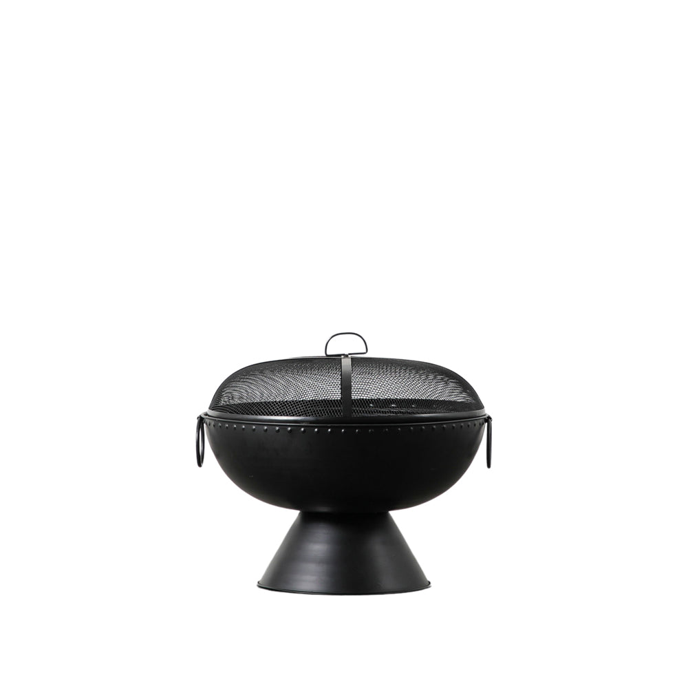 Product photograph of Gallery Outdoor Luciano Firepit In Black from Olivia's.