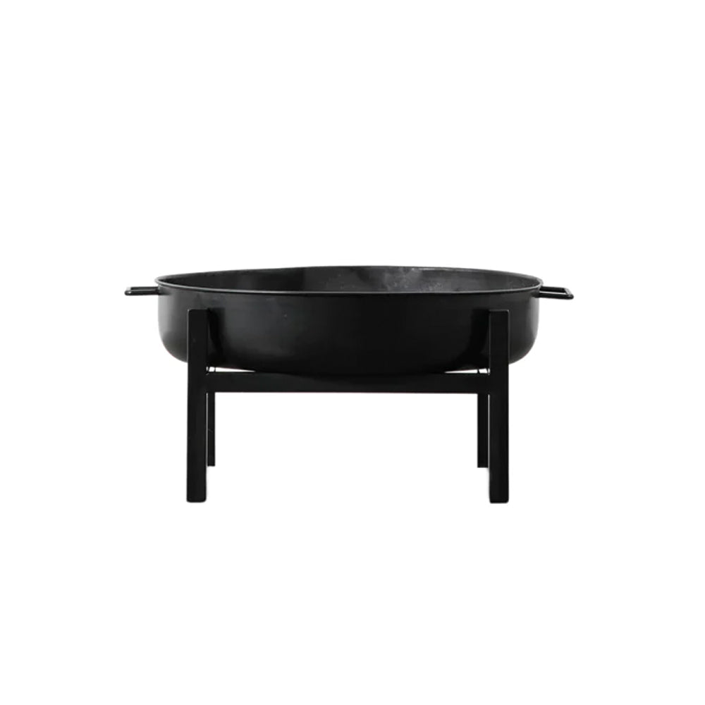 Product photograph of Gallery Outdoor Nero Firepit In Black from Olivia's.