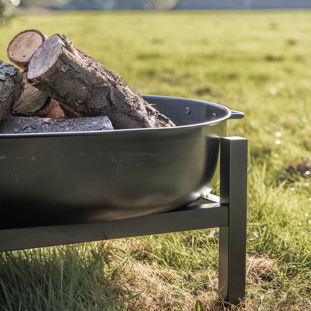 Product photograph of Gallery Outdoor Nero Firepit In Black from Olivia's.