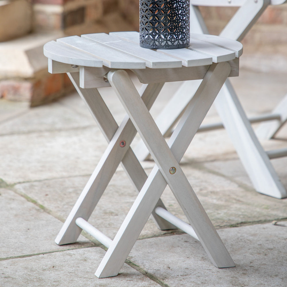 Gallery Outdoor Romilly Side Table Whitewash