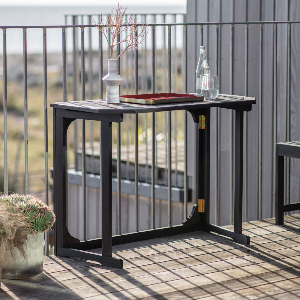 Gallery Outdoor Romilly Balcony Table Charcoal