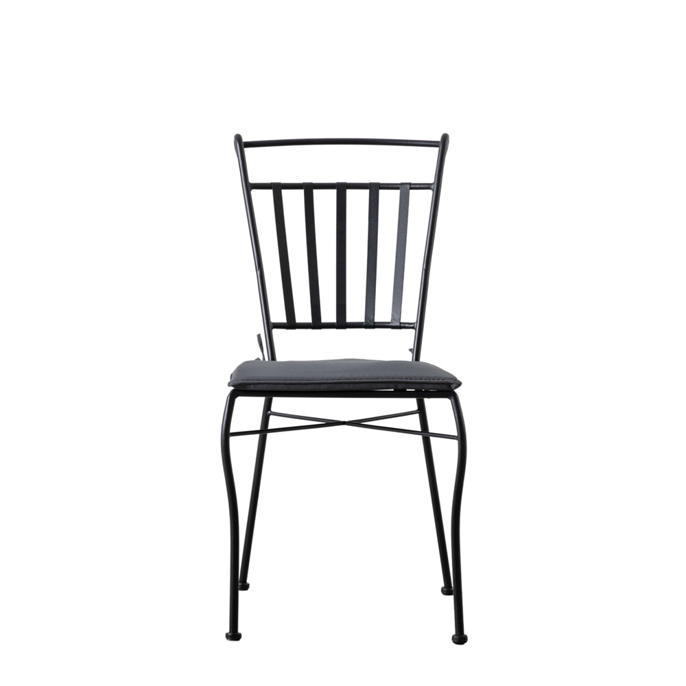 Product photograph of Gallery Outdoor Barra Dining Chair Black from Olivia's