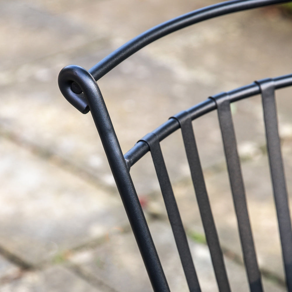 Product photograph of Gallery Outdoor Barra Dining Chair Black from Olivia's.