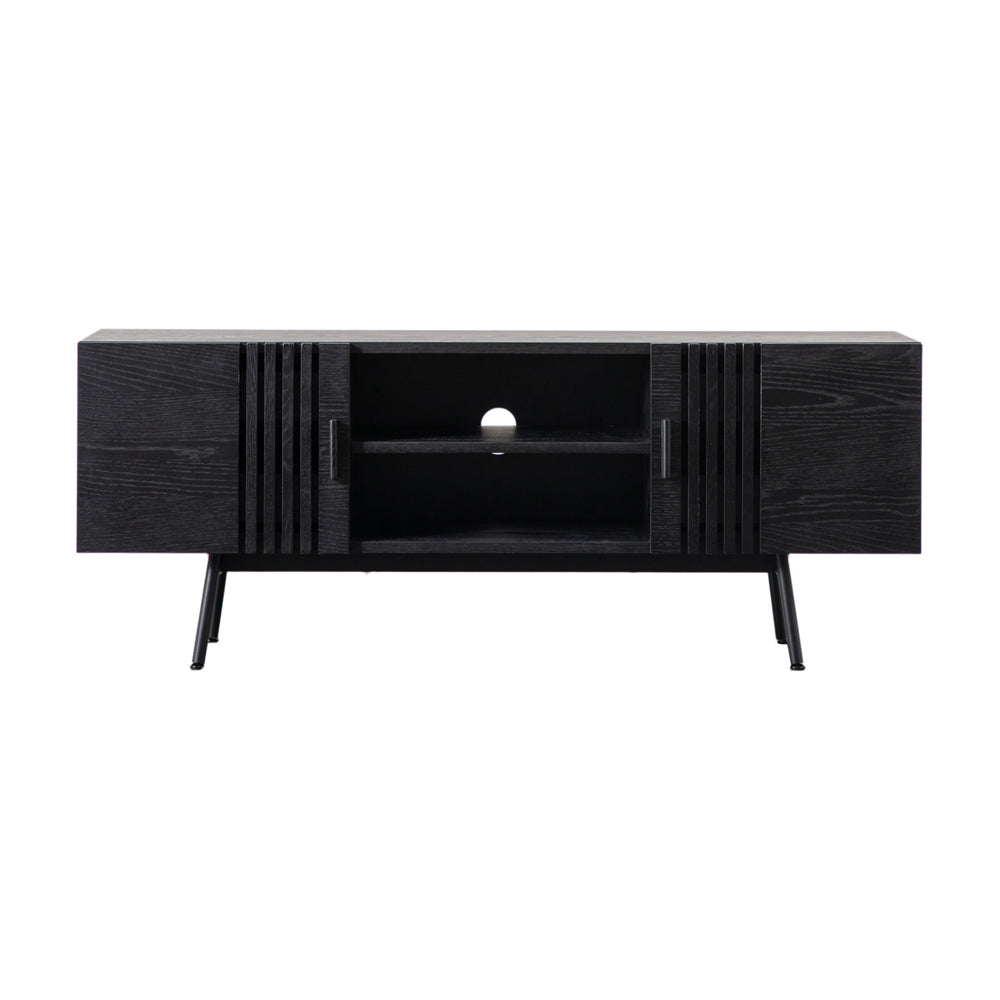 Product photograph of Gallery Interiors Holsen Media Unit In Black from Olivia's