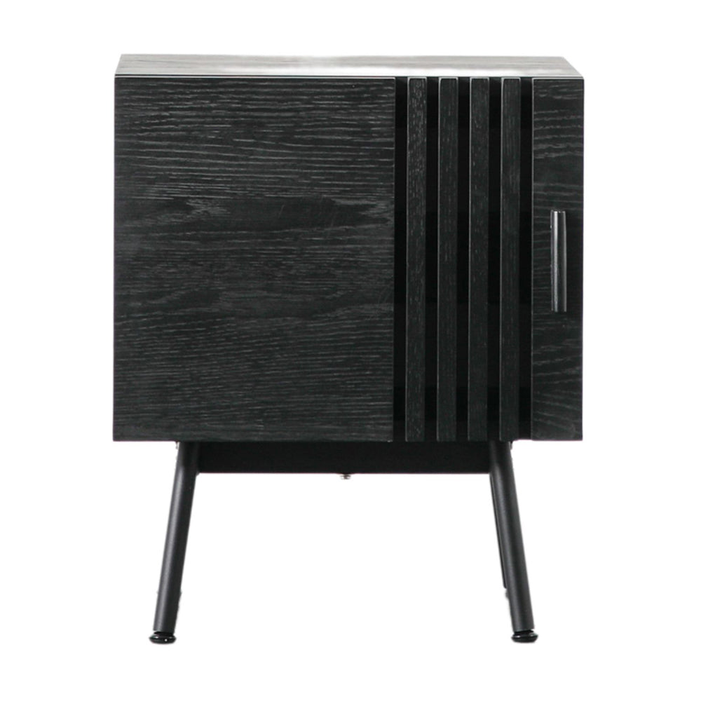Gallery Interiors Holsen Side Table In Black