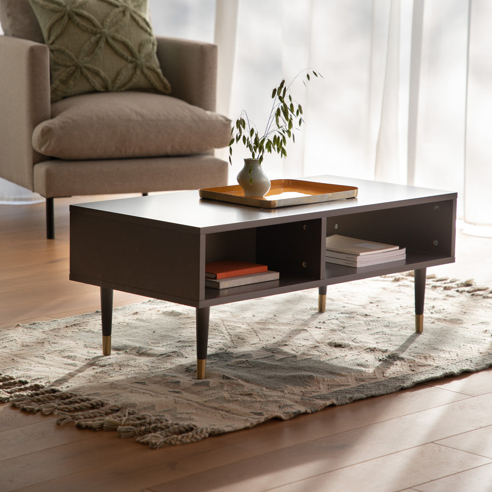 Product photograph of Gallery Interiors Holbrook Coffee Table In Grey from Olivia's.