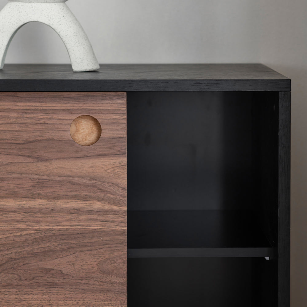 Gallery Interiors Barbican Sideboard in Black