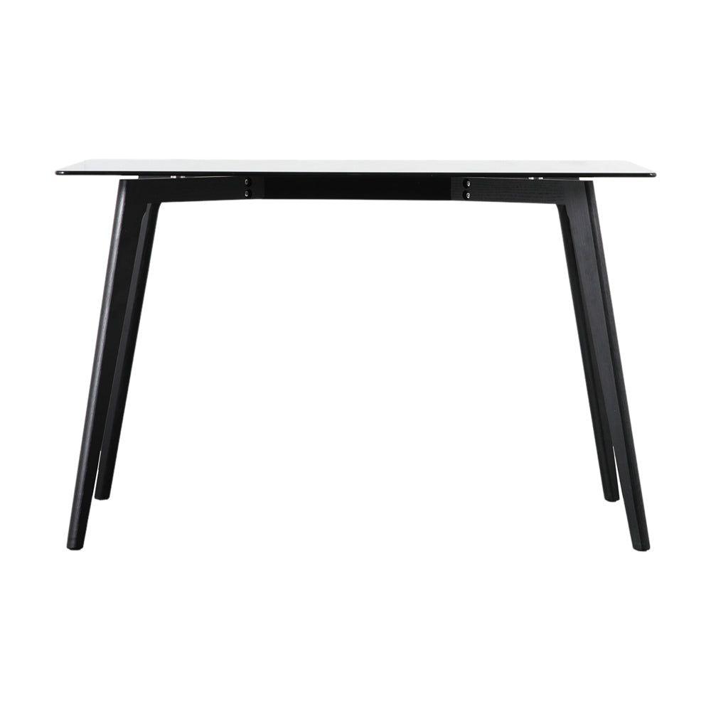 Product photograph of Gallery Interiors Blair Rectangle Dining Table In Black from Olivia's