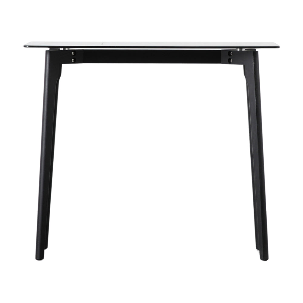 Product photograph of Gallery Interiors Blair Console Table In Black from Olivia's