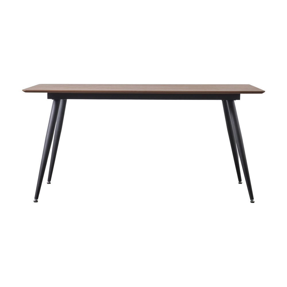 Product photograph of Gallery Interiors Astley Dining Table In Walnut from Olivia's