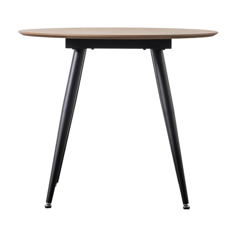 Product photograph of Gallery Interiors Astley Round Dining Table In Oak from Olivia's