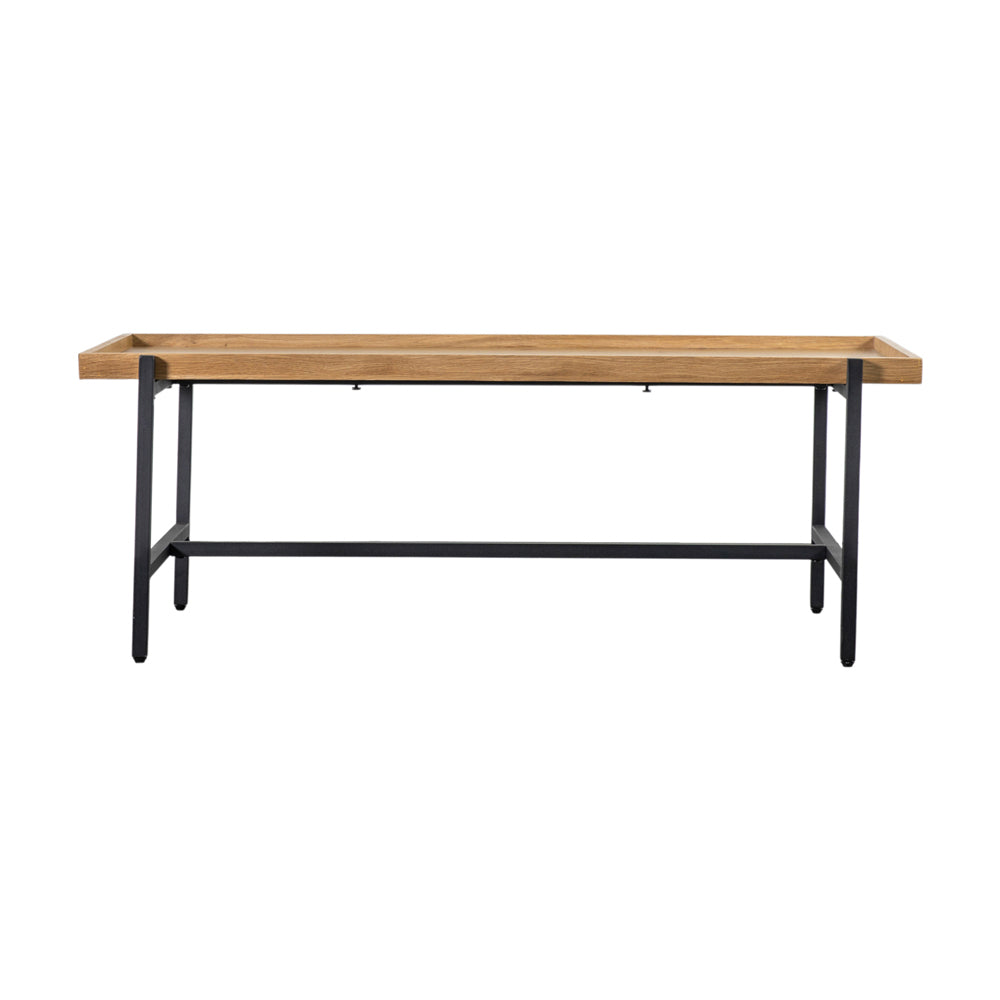 Product photograph of Gallery Interiors Torrington Coffee Table In Brown from Olivia's