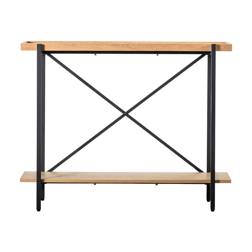 Product photograph of Gallery Interiors Torrington Console Table In Brown from Olivia's