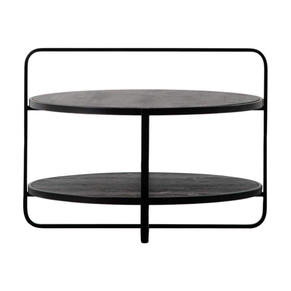 Product photograph of Gallery Interiors Dunley Coffee Table In Black from Olivia's