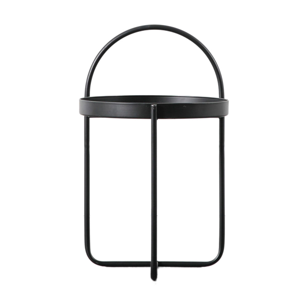 Product photograph of Gallery Interiors Melbury Side Table In Black from Olivia's