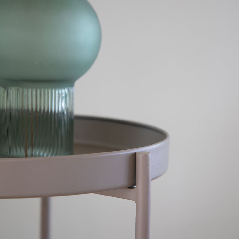 Product photograph of Gallery Interiors Melbury Side Table In Latte from Olivia's.