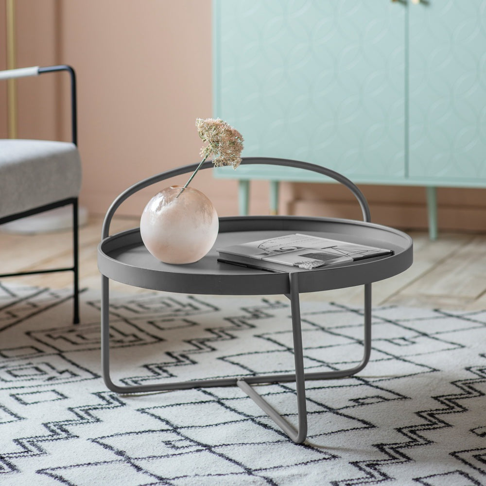 Product photograph of Gallery Interiors Melbury Coffee Table In Grey from Olivia's.