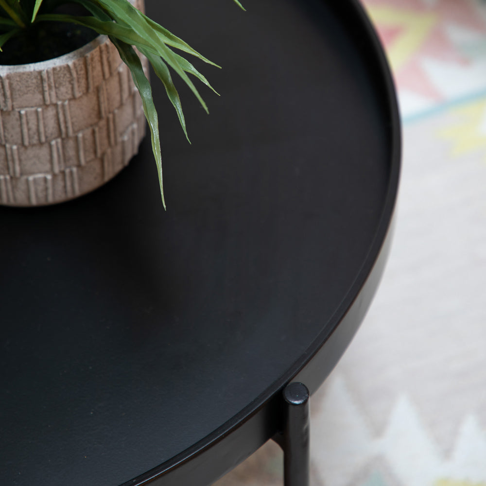 Product photograph of Gallery Interiors Melbury Coffee Tablein Black from Olivia's.