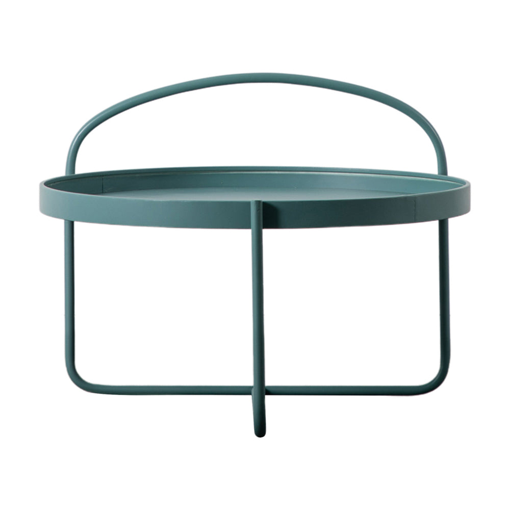 Product photograph of Gallery Interiors Melbury Coffee Table In Teal from Olivia's